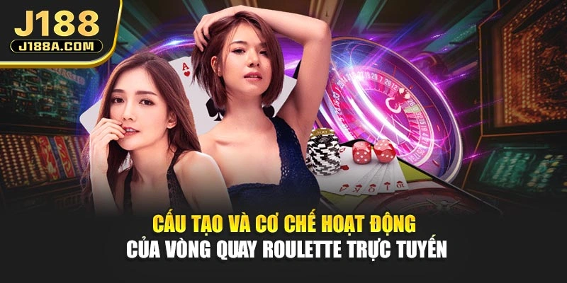 Cấu tạo và cơ chế hoạt động của vòng quay roulette trực tuyến